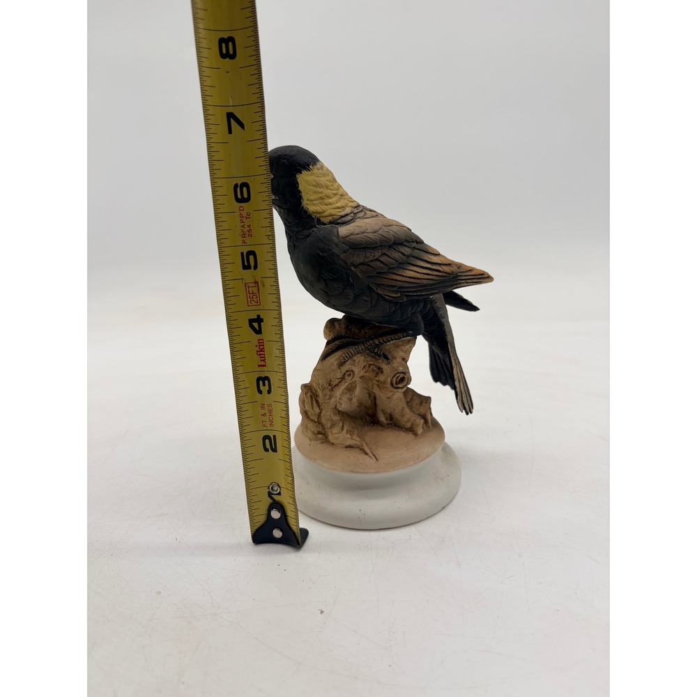 VTG  Porcelain Bird Figurine Lot of 3 Homco Doves Lefton Bobolink Cedar Waxwing - Picture 5 of 9